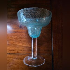 Set Of 2 Crate & Barrel Marguerita Glasses .